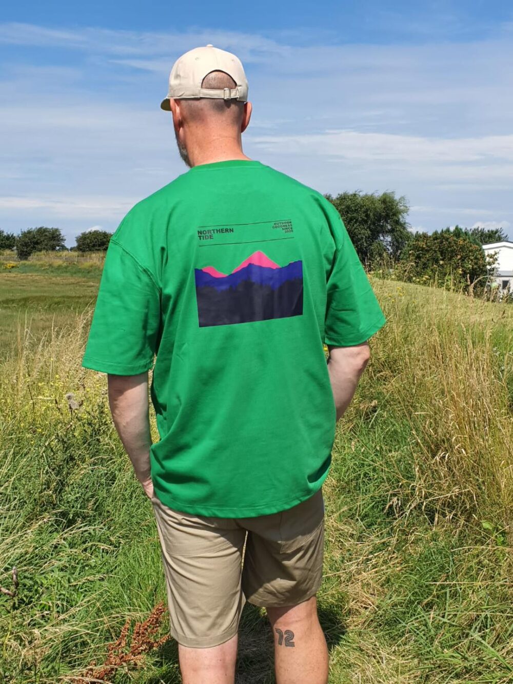 Trails T-shirt - Seaweed Green - Image 3